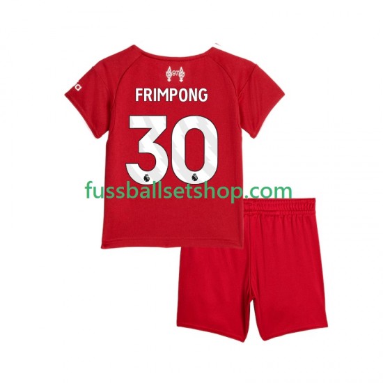 Günstige Fußball Trikotsatz Liverpool Jeremie Frimpong 30 Kinder Heimtrikot 2025-2026 Kurzarm