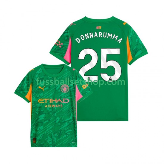 Günstige Fußball Trikotsatz Manchester City Gianluigi Donnarumma 25 Torwart Herren Heimtrikot 2025-2026 Kurzarm