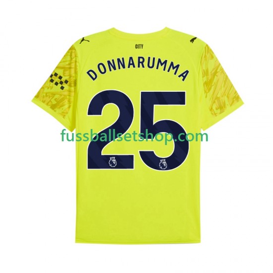 Günstige Fußball Trikotsatz Manchester City Gianluigi Donnarumma 25 Torwart Herren Ausweichtrikot 2025-2026 Kurzarm