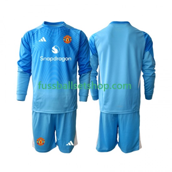 Günstige Fußball Trikotsatz Manchester United Torwart Kinder Heimtrikot 2025-2026 Langarm