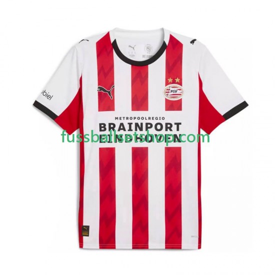 Günstige Fußball Trikotsatz PSV Eindhoven Herren Heimtrikot 2025-2026 Kurzarm