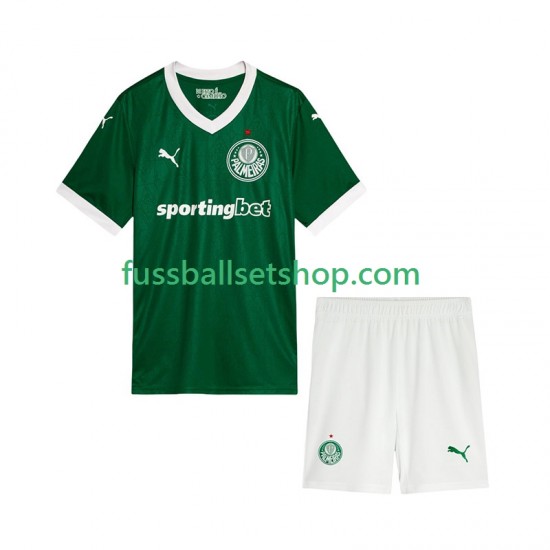 Günstige Fußball Trikotsatz Palmeiras Kinder Heimtrikot 2025-2026 Kurzarm