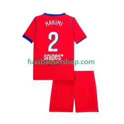 Günstige Fußball Trikotsatz Paris Saint-Germain Achraf Hakimi 2 Kinder Ausweichtrikot 2025-2026 Kurzarm