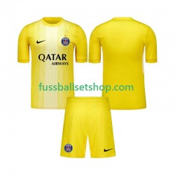 Günstige Fußball Trikotsatz Paris Saint-Germain Torwart Kinder Ausweichtrikot 2025-2026 Kurzarm