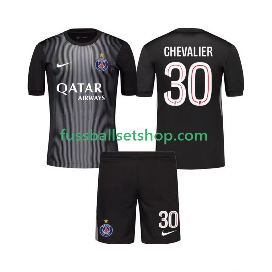 Günstige Fußball Trikotsatz Paris Saint-Germain Lucas Chevalier 30 Torwart Kinder Heimtrikot 2025-2026 Kurzarm