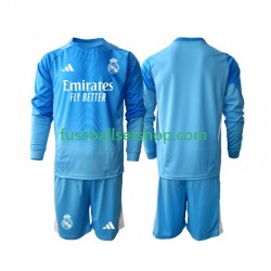 Günstige Fußball Trikotsatz Real Madrid Torwart Kinder Heimtrikot 2025-2026 Langarm