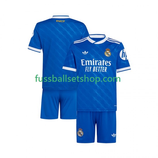 Günstige Fußball Trikotsatz Real Madrid Kinder Ausweichtrikot 2025-2026 Kurzarm