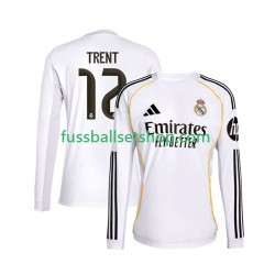 Günstige Fußball Trikotsatz Real Madrid Trent Alexander-Arnold 12 Herren Heimtrikot 2025-2026 Langarm