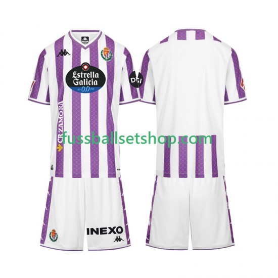 Günstige Fußball Trikotsatz Real Valladolid Kinder Heimtrikot 2025-2026 Kurzarm
