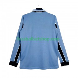 Günstige Fußball Trikotsatz Lazio Rom Retro Herren Heimtrikot 1998 1999 Langarm