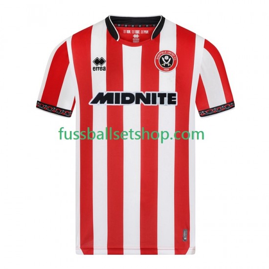Günstige Fußball Trikotsatz Sheffield United Herren Heimtrikot 2025-2026 Kurzarm