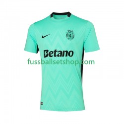 Günstige Fußball Trikotsatz Sporting CP Herren Ausweichtrikot 2025-2026 Kurzarm