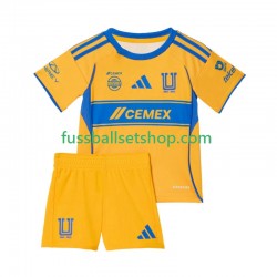 Günstige Fußball Trikotsatz UANL Tigres Kinder Heimtrikot 2025-2026 Kurzarm