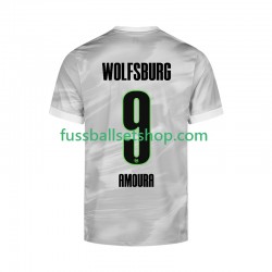 Günstige Fußball Trikotsatz VfL Wolfsburg Mohamed Amoura 9 Herren Auswärtstrikot 2025-2026 Kurzarm