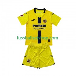 Günstige Fußball Trikotsatz Villarreal CF Kinder Heimtrikot 2025-2026 Kurzarm