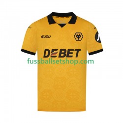 Günstige Fußball Trikotsatz Wolverhampton Wanderers Herren Heimtrikot 2025-2026 Kurzarm