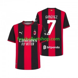 Günstige Fußball Trikotsatz AC Mailand Gimenez 7 Herren Heimtrikot 2026-2027 Kurzarm