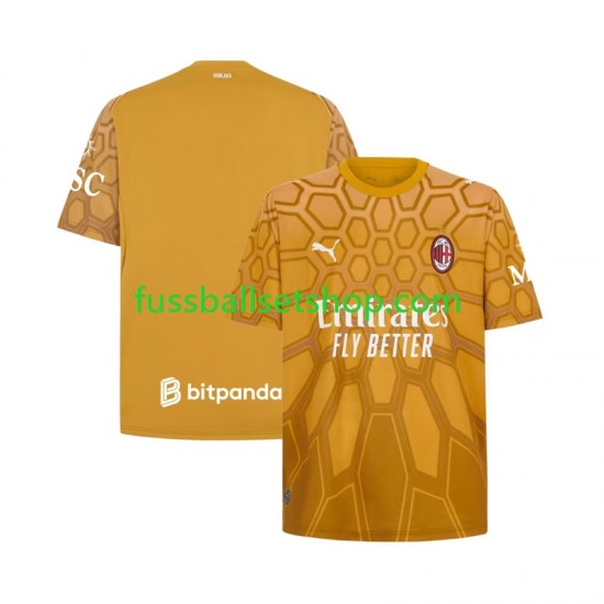 Günstige Fußball Trikotsatz AC Mailand Torwart Herren Heimtrikot 2026-2027 Kurzarm Günstige Fußball Trikotsatz AC Mailand Torwart Herren Heimtrikot 2026-2027 Kurzarm