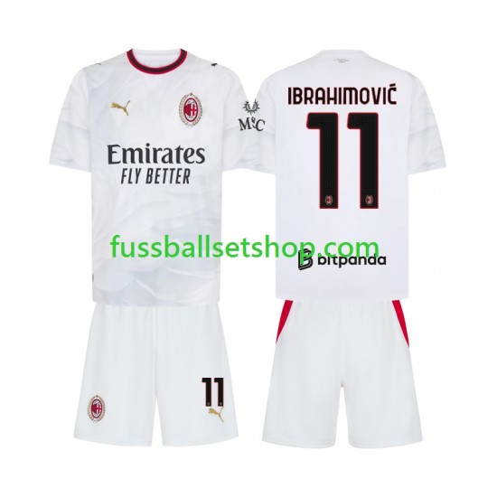 Günstige Fußball Trikotsatz AC Mailand Ibrahimovic 11 Kinder Auswärtstrikot 2026-2027 Kurzarm Günstige Fußball Trikotsatz AC Mailand Ibrahimovic 11 Kinder Auswärtstrikot 2026-2027 Kurzarm