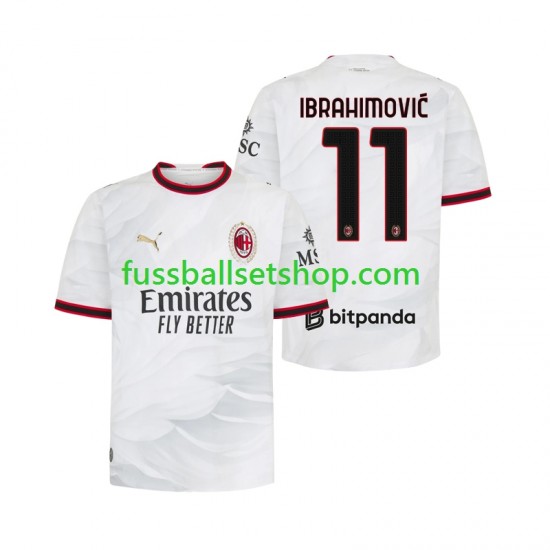 Günstige Fußball Trikotsatz AC Mailand Ibrahimovic 11 Herren Auswärtstrikot 2026-2027 Kurzarm