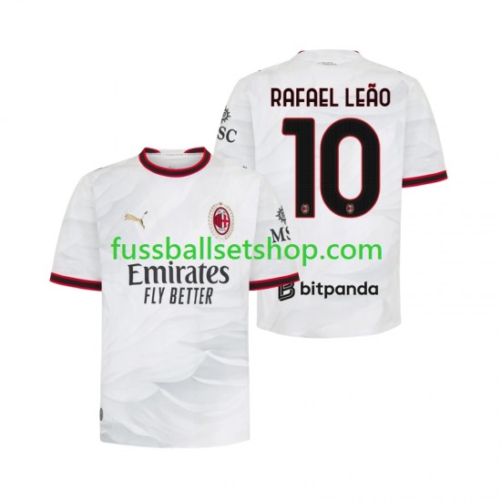 Günstige Fußball Trikotsatz AC Mailand Rafael Leao 10 Herren Auswärtstrikot 2026-2027 Kurzarm