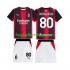 Günstige Fußball Trikotsatz AC Mailand Ronaldinho 80 Kinder Heimtrikot 2026-2027 Kurzarm