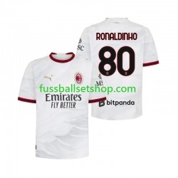 Günstige Fußball Trikotsatz AC Mailand Ronaldinho 80 Herren Auswärtstrikot 2026-2027 Kurzarm