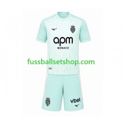 Günstige Fußball Trikotsatz AS Monaco Kinder Ausweichtrikot 2026-2027 Kurzarm