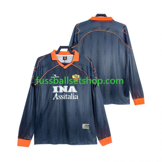 Günstige Fußball Trikotsatz AS Rom 2000 Retro Herren Ausweichtrikot 1999 Langarm Günstige Fußball Trikotsatz AS Rom 2000 Retro Herren Ausweichtrikot 1999 Langarm