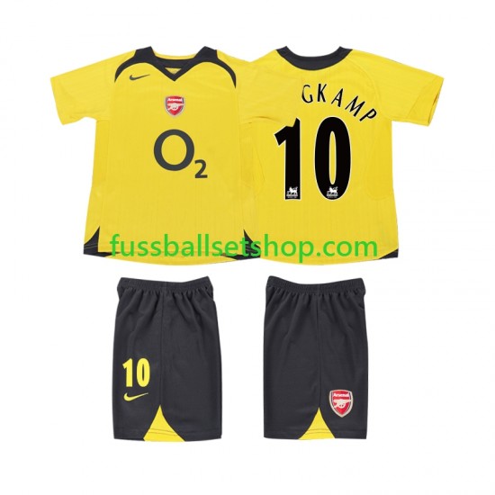 Günstige Fußball Trikotsatz Arsenal BERGKAMP 10 2005 Retro Kinder Auswärtstrikot 2006 Kurzarm Günstige Fußball Trikotsatz Arsenal BERGKAMP 10 2005 Retro Kinder Auswärtstrikot 2006 Kurzarm