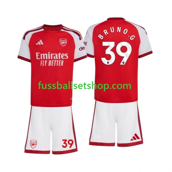 Günstige Fußball Trikotsatz Arsenal Bruno Guimaraes 39 Kinder Heimtrikot 2026-2027 Kurzarm