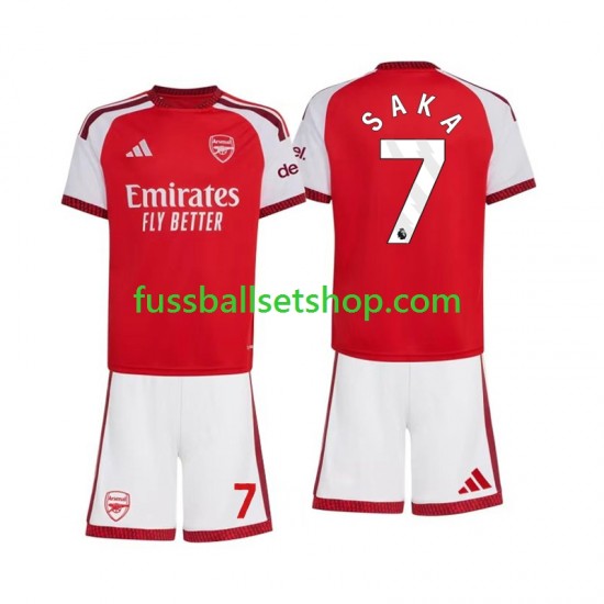 Günstige Fußball Trikotsatz Arsenal Bukayo Saka 7 Kinder Heimtrikot 2026-2027 Kurzarm Günstige Fußball Trikotsatz Arsenal Bukayo Saka 7 Kinder Heimtrikot 2026-2027 Kurzarm