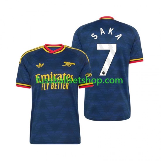 Günstige Fußball Trikotsatz Arsenal Bukayo Saka 7 Herren Auswärtstrikot 2026-2027 Kurzarm Günstige Fußball Trikotsatz Arsenal Bukayo Saka 7 Herren Auswärtstrikot 2026-2027 Kurzarm