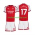 Günstige Fußball Trikotsatz Arsenal Christos Tzolis 17 Kinder Heimtrikot 2026-2027 Kurzarm