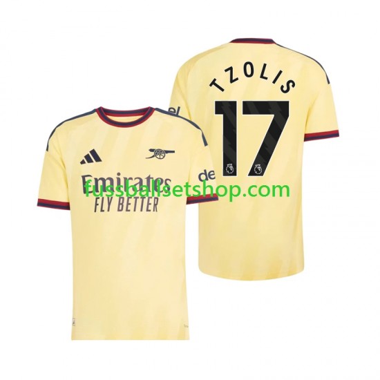 Günstige Fußball Trikotsatz Arsenal Christos Tzolis 17 Herren Ausweichtrikot 2026-2027 Kurzarm Günstige Fußball Trikotsatz Arsenal Christos Tzolis 17 Herren Ausweichtrikot 2026-2027 Kurzarm