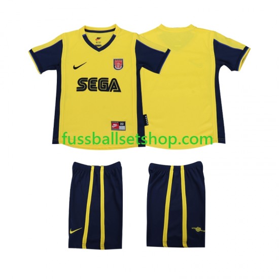 Günstige Fußball Trikotsatz Arsenal 2000 2001 Retro Kinder Auswärtstrikot Kurzarm Günstige Fußball Trikotsatz Arsenal 2000 2001 Retro Kinder Auswärtstrikot Kurzarm