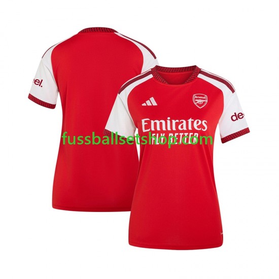 Günstige Fußball Trikotsatz Arsenal Frauen Heimtrikot 2026-2027 Kurzarm Günstige Fußball Trikotsatz Arsenal Frauen Heimtrikot 2026-2027 Kurzarm
