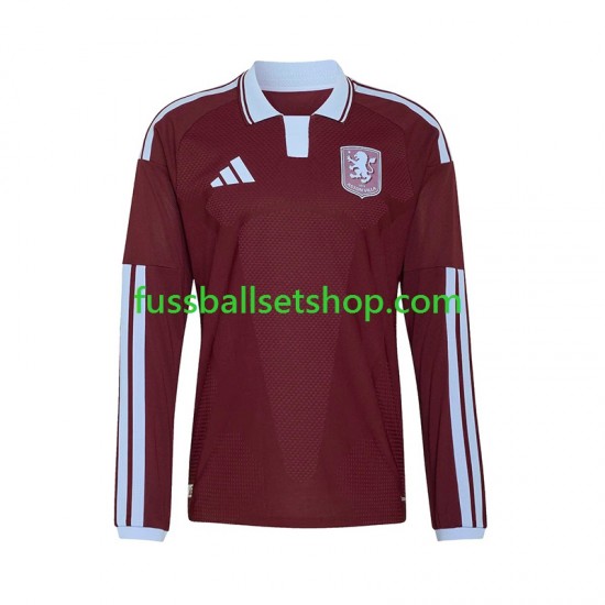 Günstige Fußball Trikotsatz Aston Villa Herren Heimtrikot 2026-2027 Langarm Günstige Fußball Trikotsatz Aston Villa Herren Heimtrikot 2026-2027 Langarm
