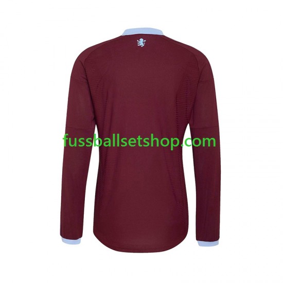 Günstige Fußball Trikotsatz Aston Villa Herren Heimtrikot 2026-2027 Langarm