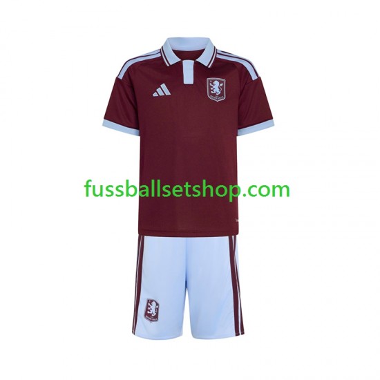 Günstige Fußball Trikotsatz Aston Villa Kinder Heimtrikot 2026-2027 Kurzarm