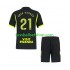 Günstige Fußball Trikotsatz Atlético Madrid Obed Vargas 21 Kinder Auswärtstrikot 2026-2027 Kurzarm