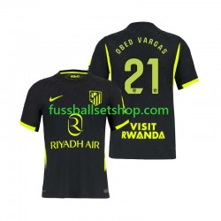 Günstige Fußball Trikotsatz Atlético Madrid Obed Vargas 21 Herren Auswärtstrikot 2026-2027 Kurzarm