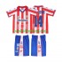 Günstige Fußball Trikotsatz Atlético Madrid SIMEONE 14 1996 1997 Retro Kinder Heimtrikot Kurzarm