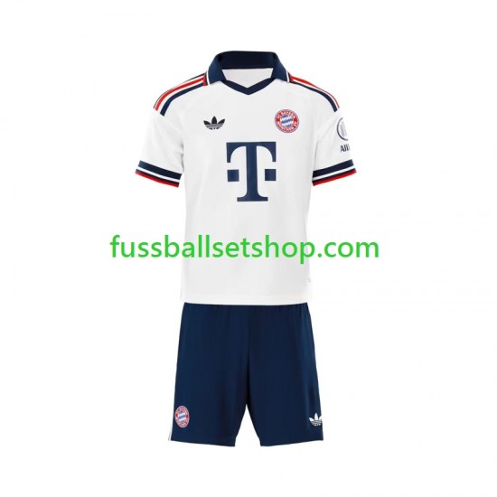 Günstige Fußball Trikotsatz FC Bayern München Kinder Auswärtstrikot 2026-2027 Kurzarm