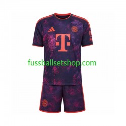 Günstige Fußball Trikotsatz FC Bayern München Kinder Ausweichtrikot 2026-2027 Kurzarm