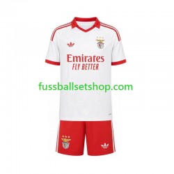 Günstige Fußball Trikotsatz Benfica Kinder Auswärtstrikot 2026-2027 Kurzarm