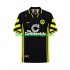 Günstige Fußball Trikotsatz Borussia Dortmund 1996 Retro Herren Auswärtstrikot Kurzarm