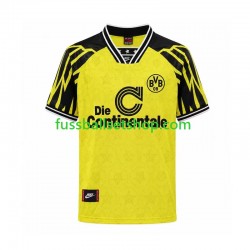 Günstige Fußball Trikotsatz Borussia Dortmund Retro Herren Heimtrikot 1994 Kurzarm