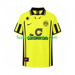 Günstige Fußball Trikotsatz Borussia Dortmund 1996 Retro Herren Heimtrikot Kurzarm