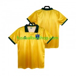 Günstige Fußball Trikotsatz Brasilien 1988 Retro Herren Heimtrikot Kurzarm